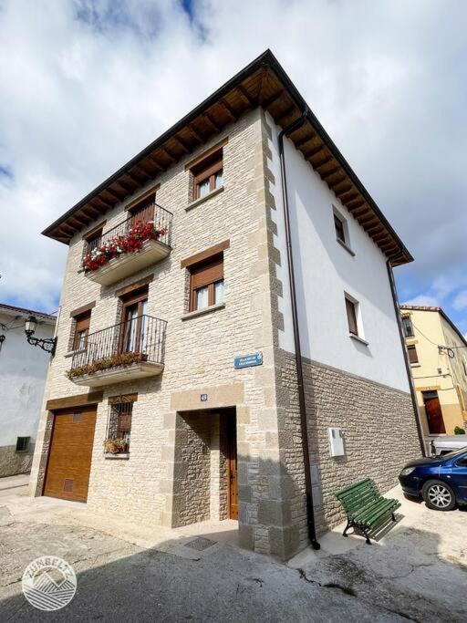 Casa Zunbeltz De 3 Habitaciones En Plena Montana Lezáun Buitenkant foto