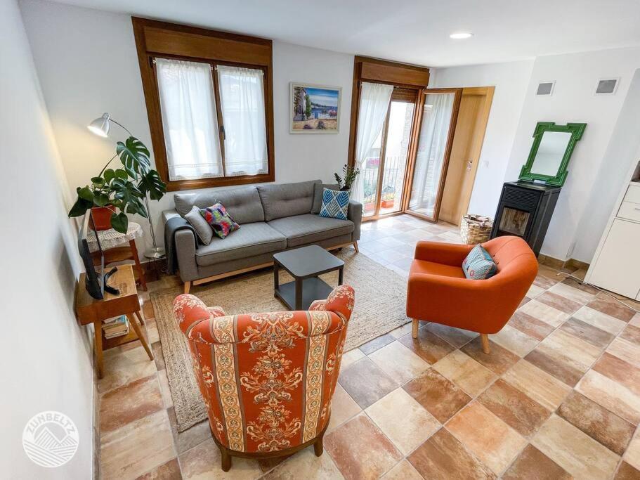 Casa Zunbeltz De 3 Habitaciones En Plena Montana Lezáun Buitenkant foto